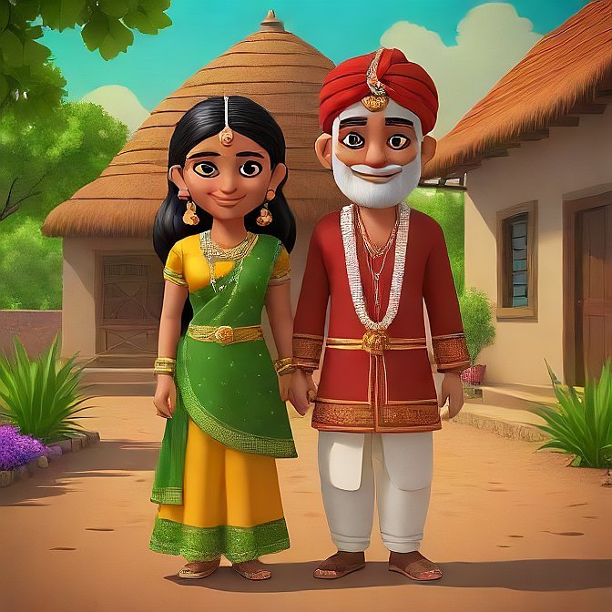 3D cartoon character art